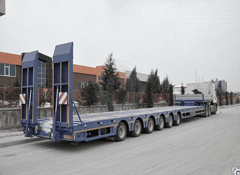 Low bed trailers